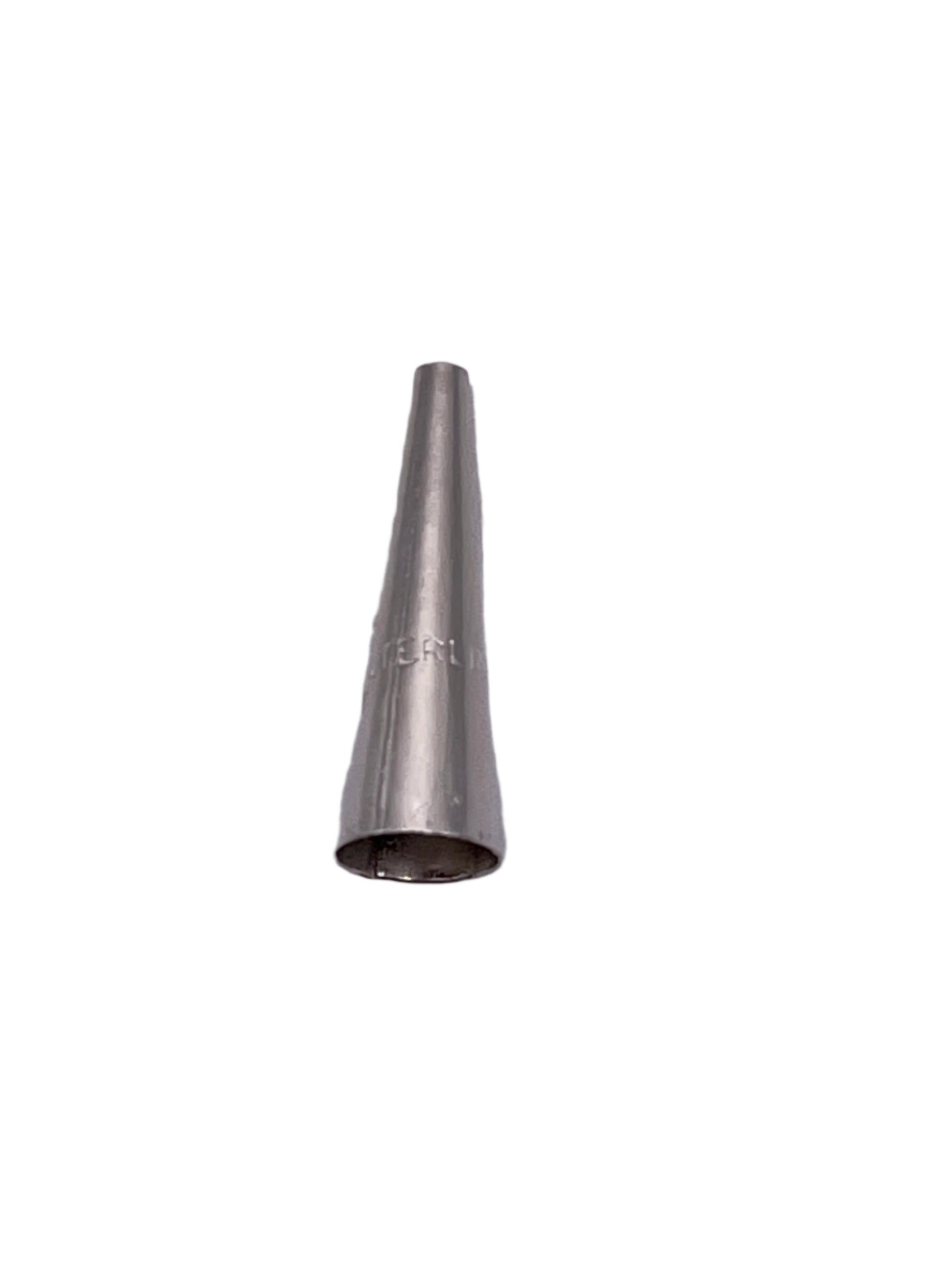Sterling Silver Cone 5/8”with 5mm hole.