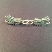 Sterling Silver Dragon Clasp  2.5 inches.