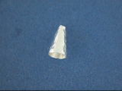 Sterling Silver Hammered Cone 15 mm.