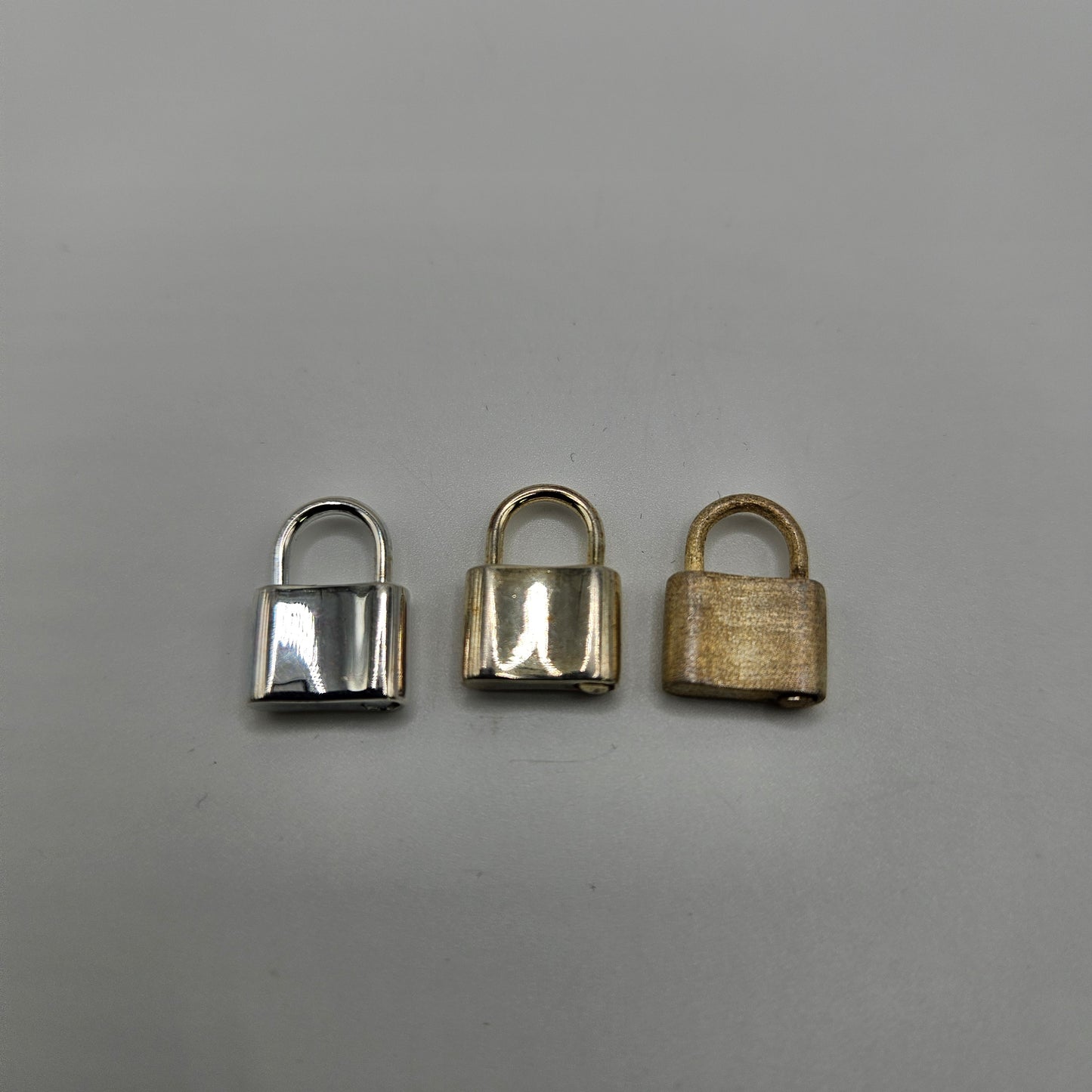 Sterling Silver Medium Lock Clasp.