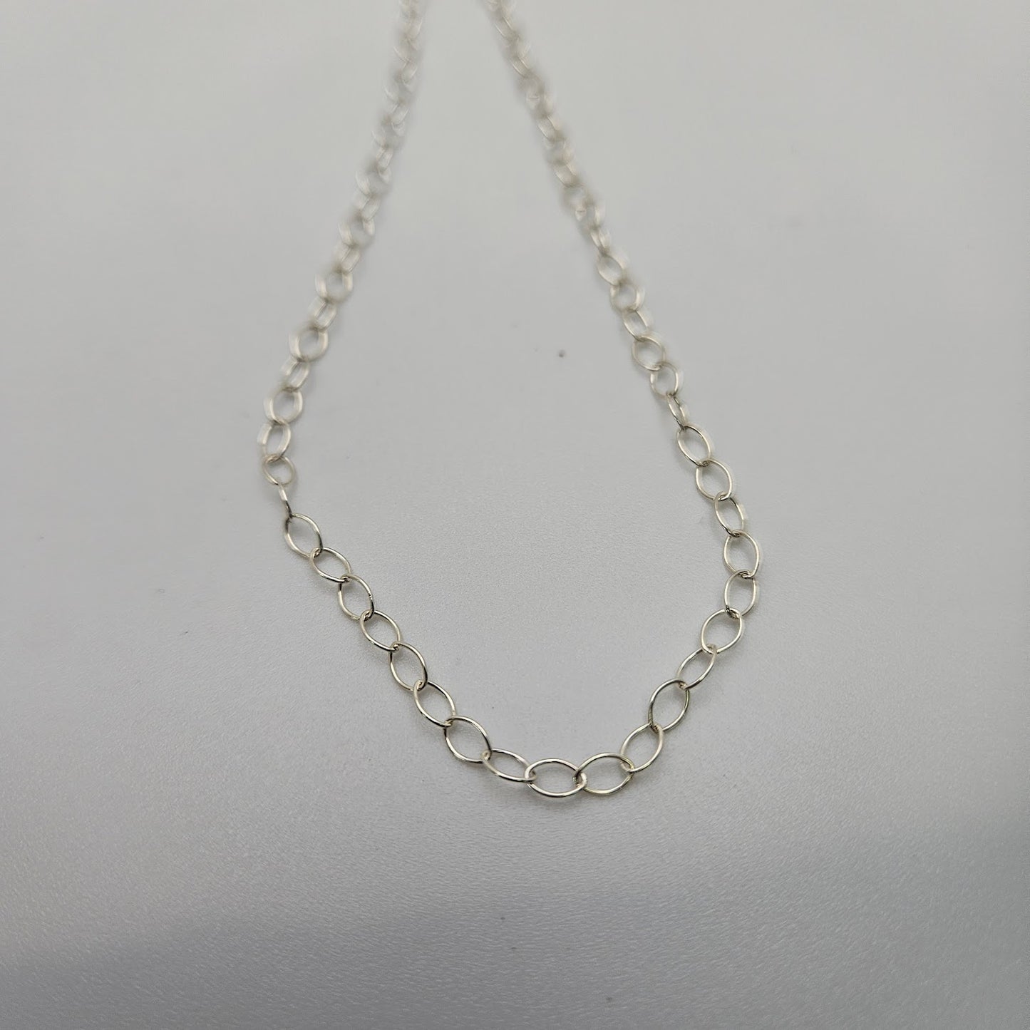 Sterling Silver Oval Chain By The Foot.