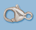 Sterling Silver Oval Lobster Clasp 11mm.