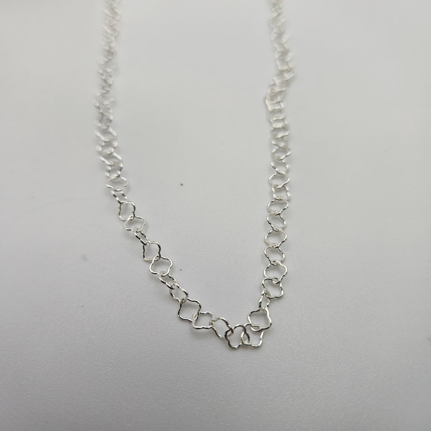 Sterling Silver Small Maruchan Tile Chain By The Foot.