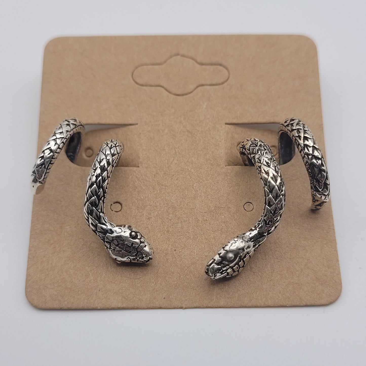 Stering Silver Snake Ear Cuffs.
