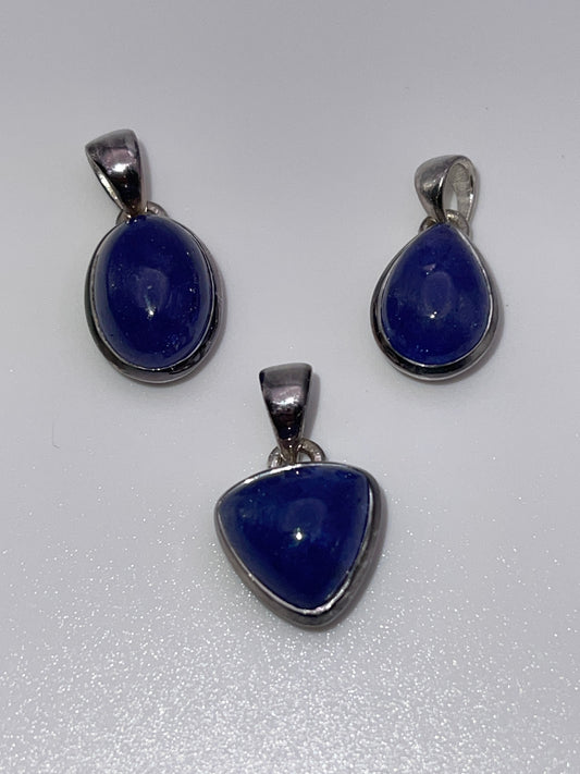 Sterling Silver Tanzanite Pendant.