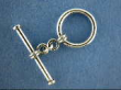 Sterling Silver Toggle Clasp  14 mm.