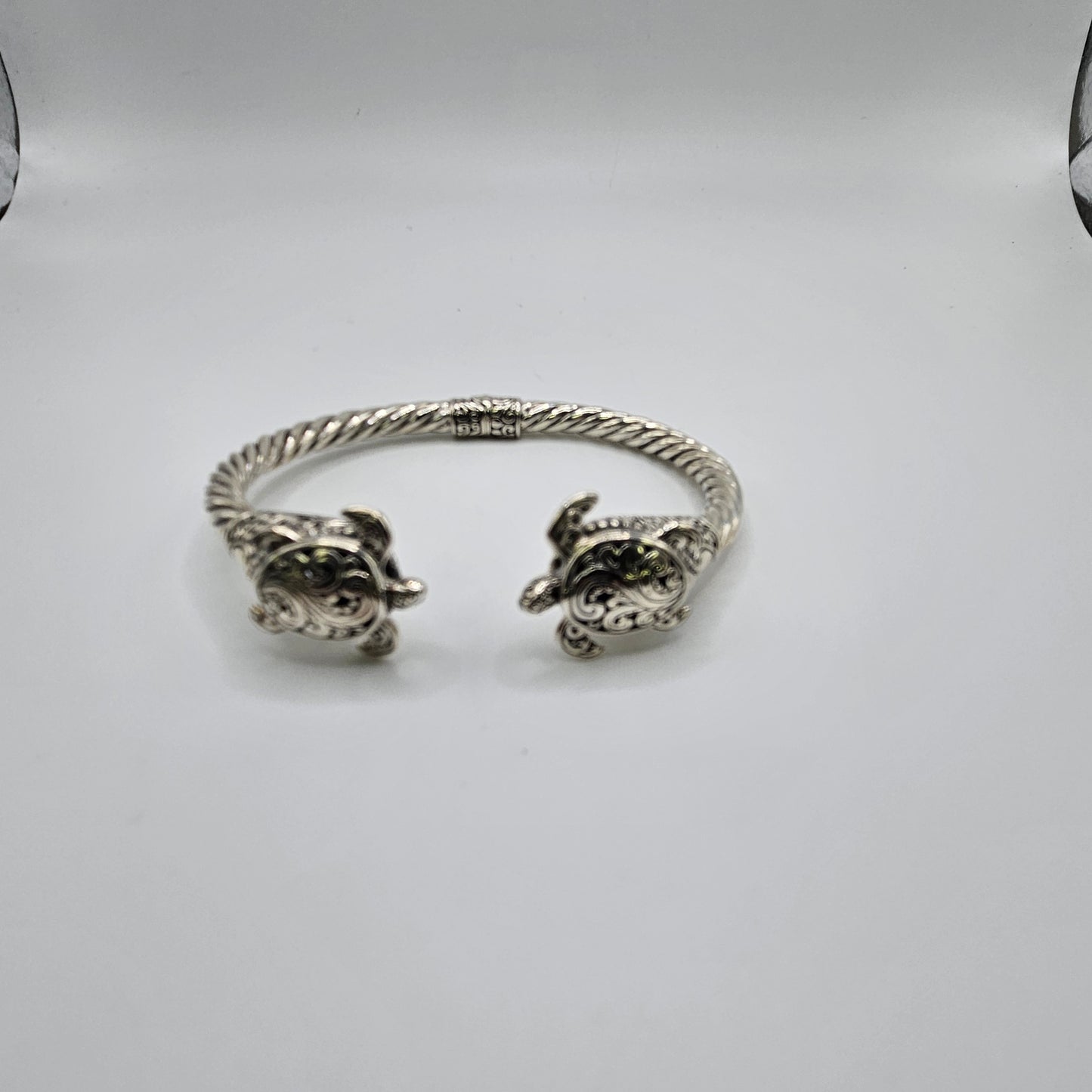 Sterling Silver Turtle Cuff Bracelet.