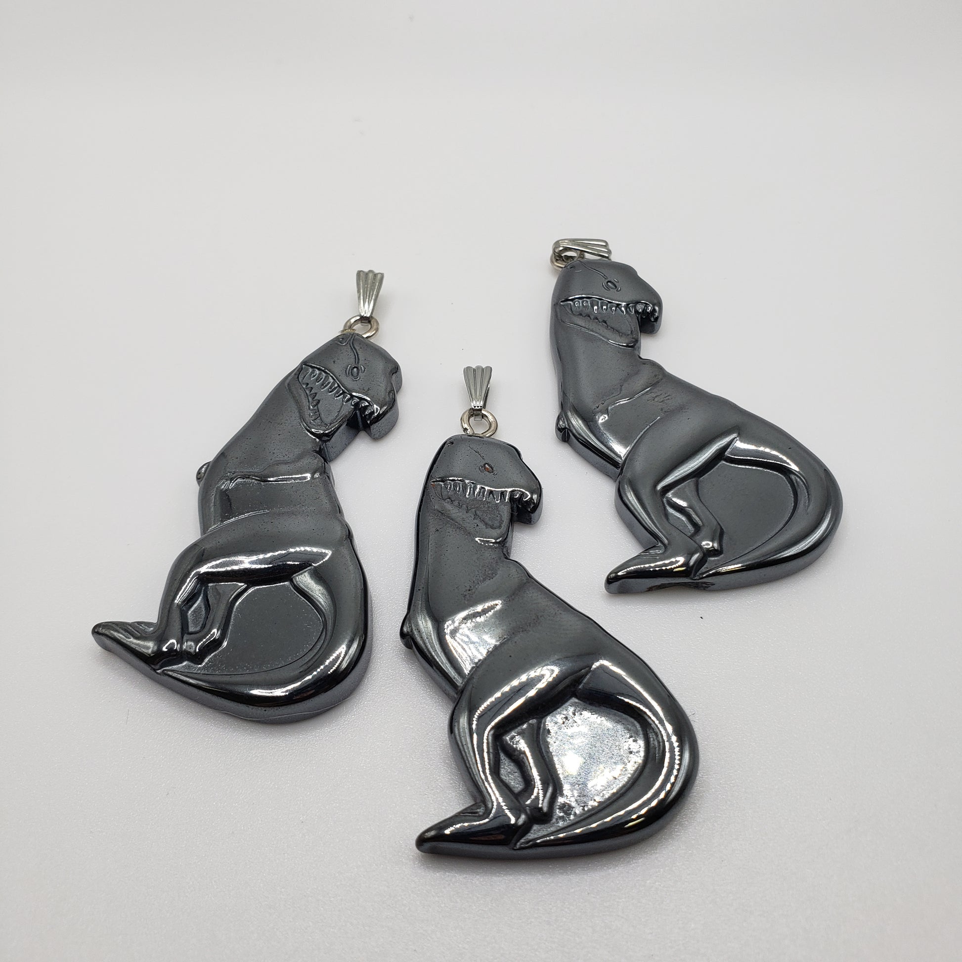 TRex Hematite Pendant.
