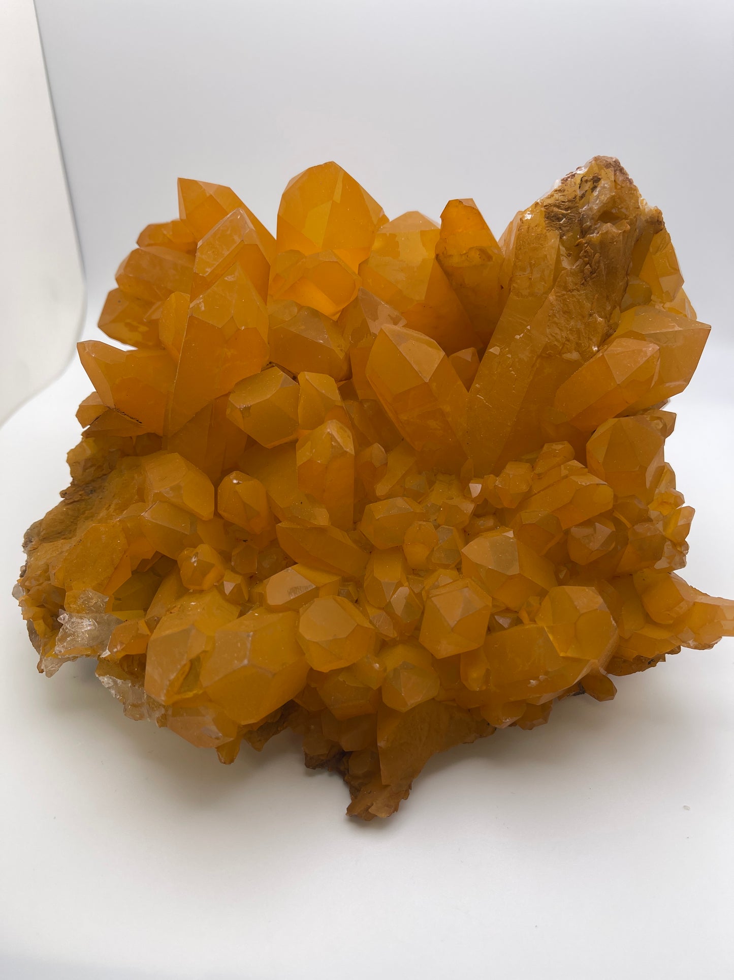 Tangerine Quartz Large Cluster.