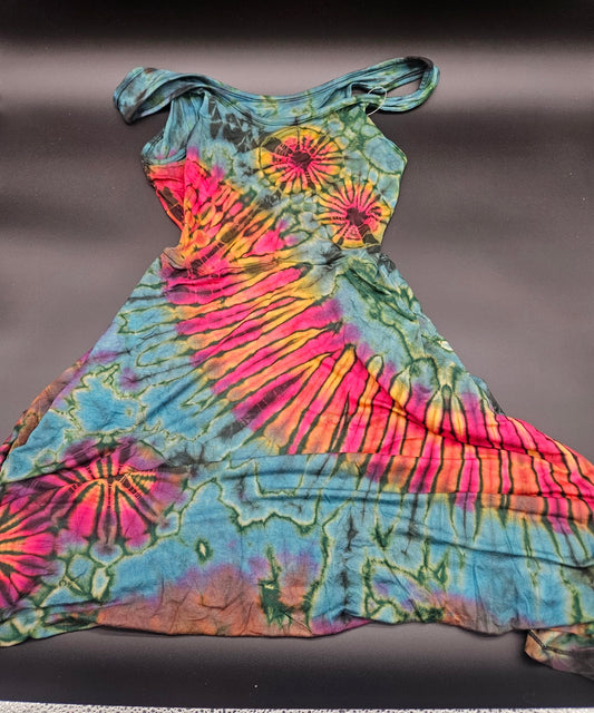 Tie-Dye Sundress Green.