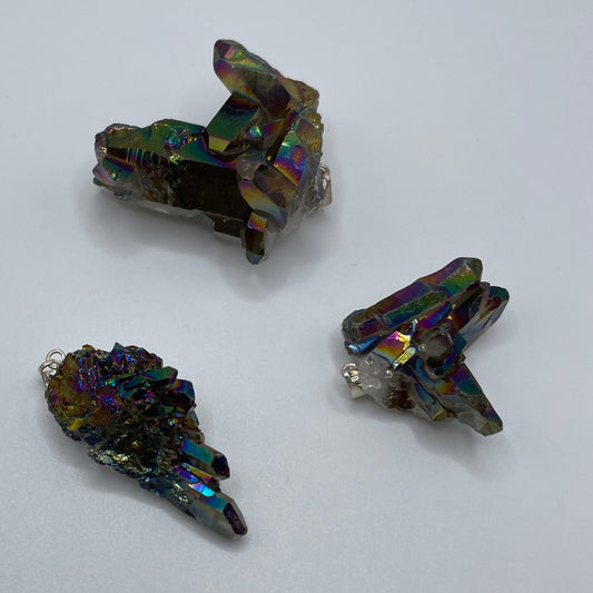 Titanium Quartz Pendant.