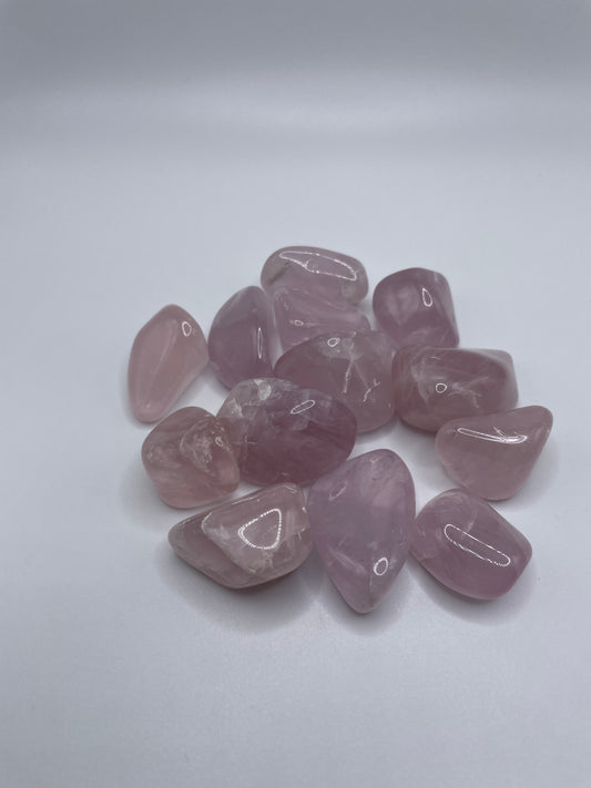 Tumbled Rose Quartz Stone.