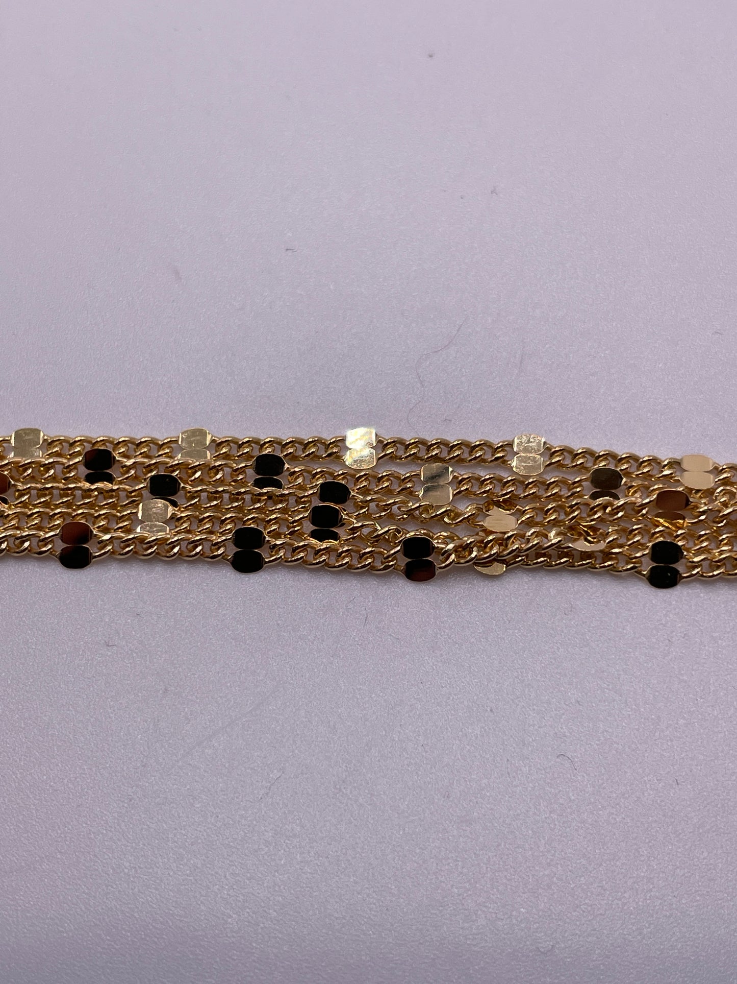 Twisted Cable Chain Flat Oval Gold Filled.