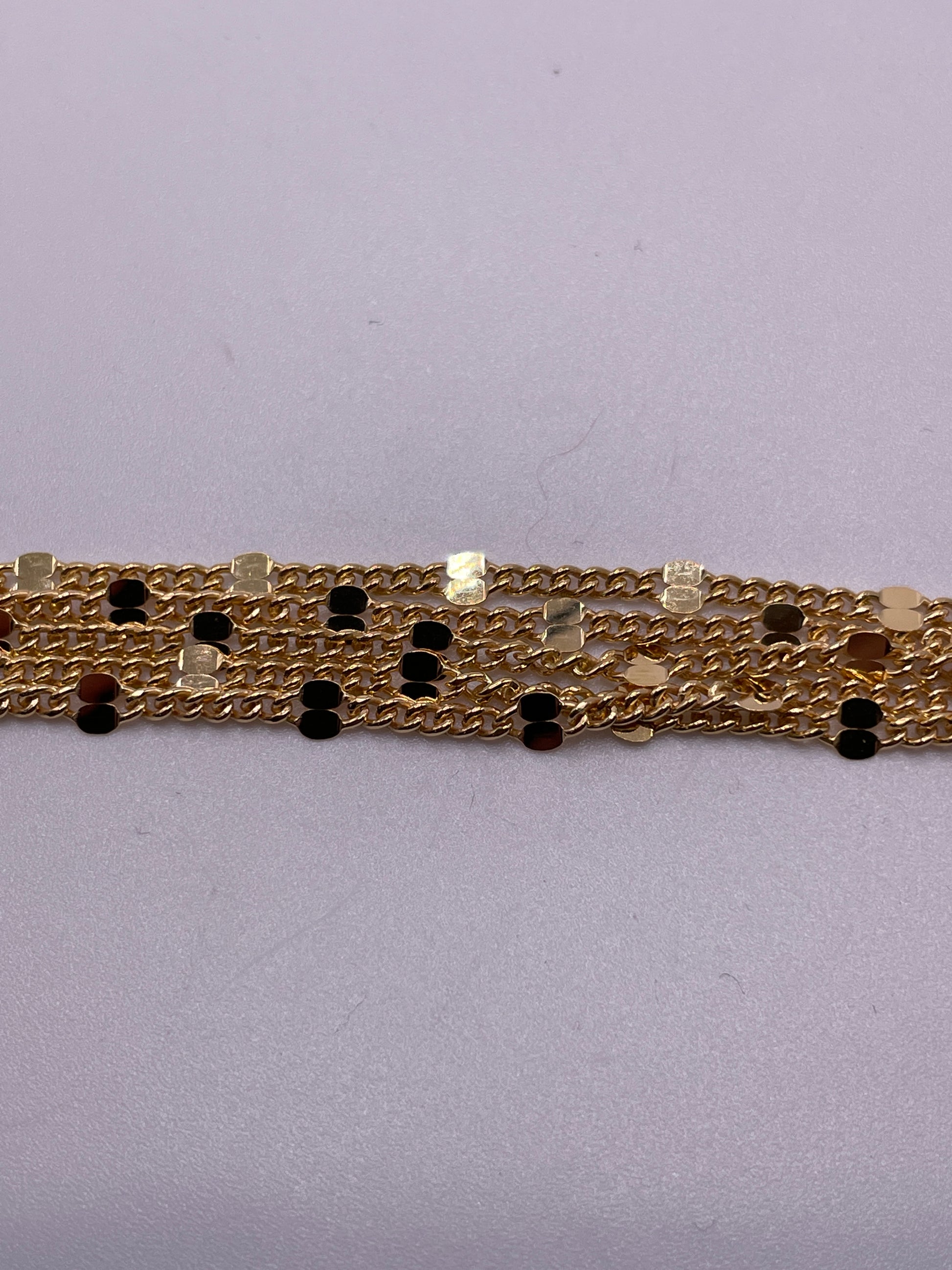 Twisted Cable Chain Flat Oval Gold Filled.