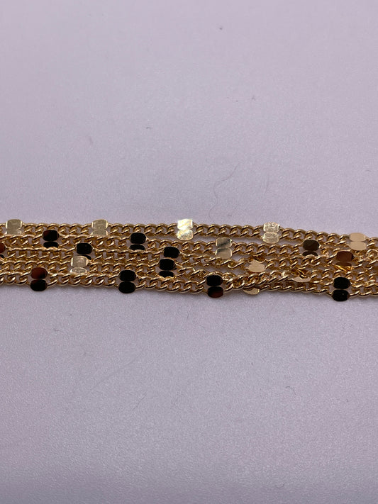 Twisted Cable Chain Flat Oval Gold Filled.