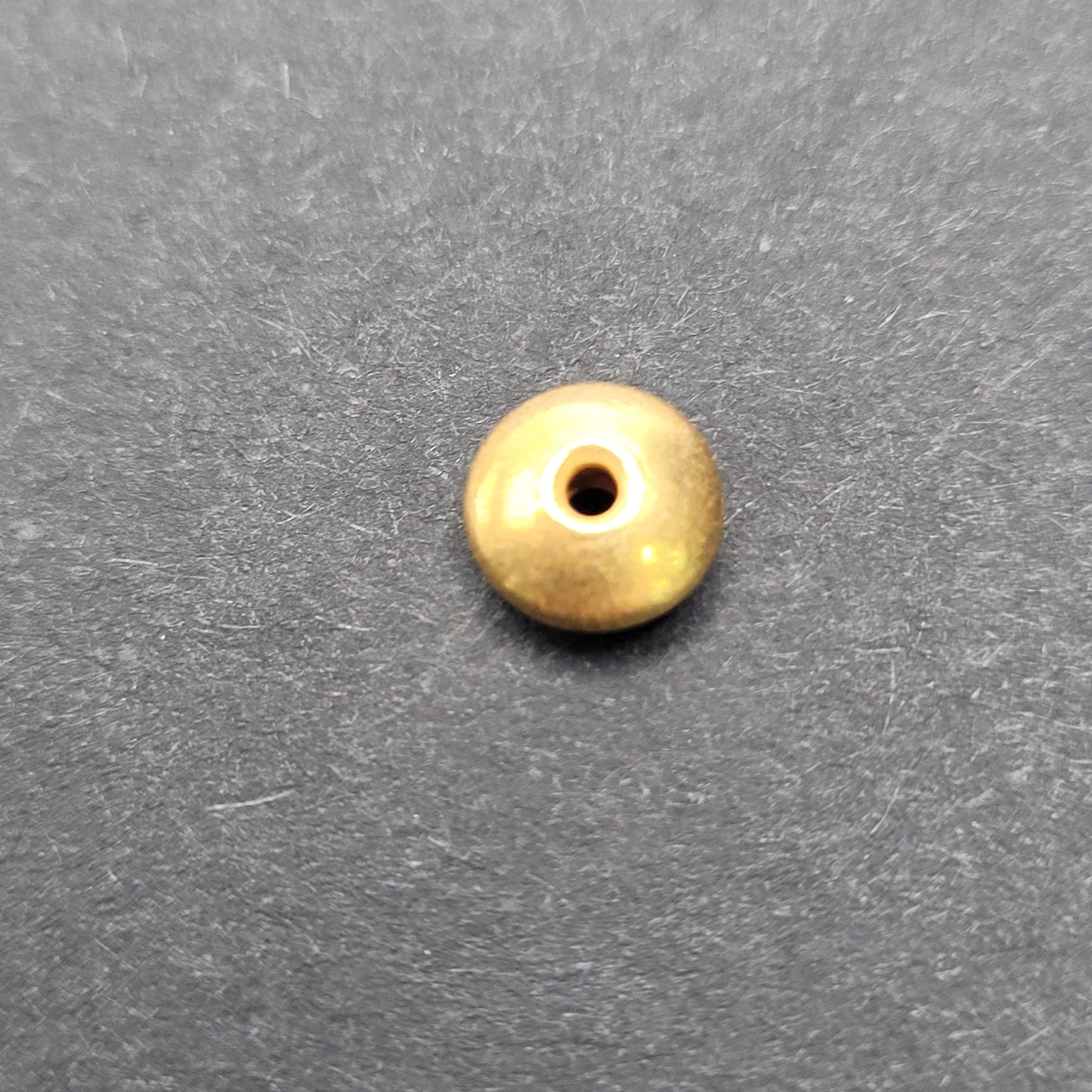 Vermeil Donut Spacer Bead.