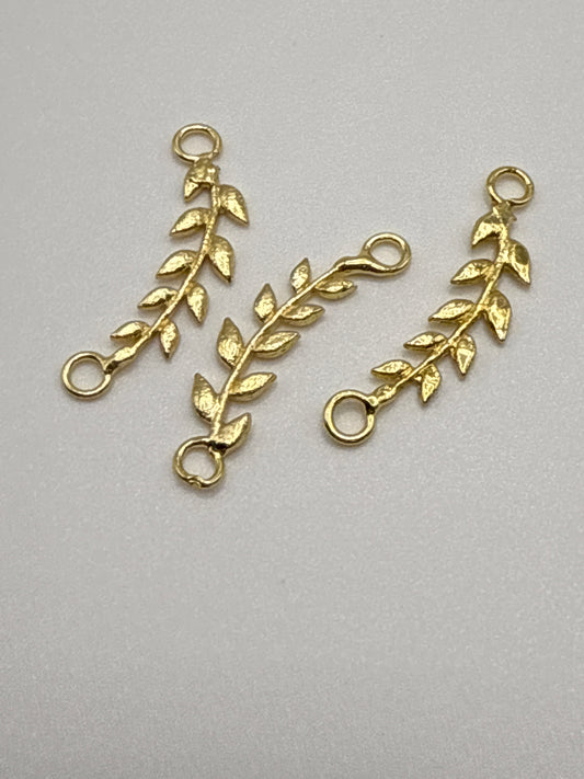 Vine Connector Gold Filled.