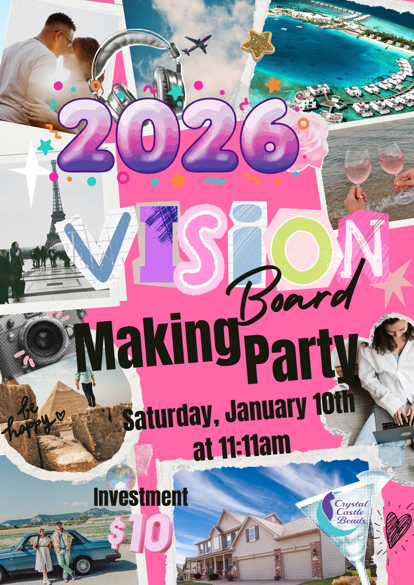 Vision Board Making Party