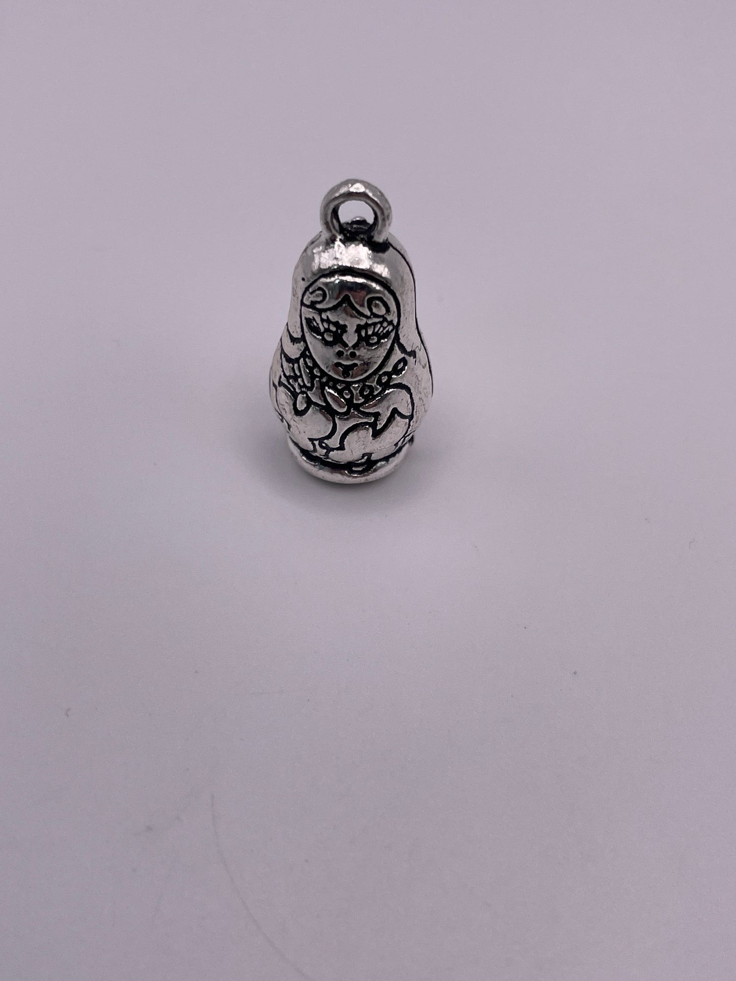 Pewter Nesting Doll Charm