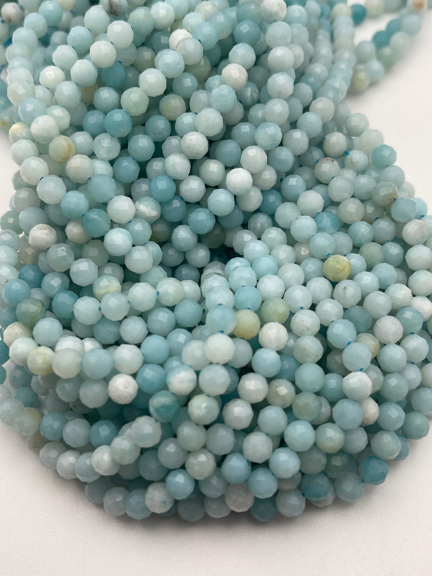 5mm Amazonite Faceted Round IT