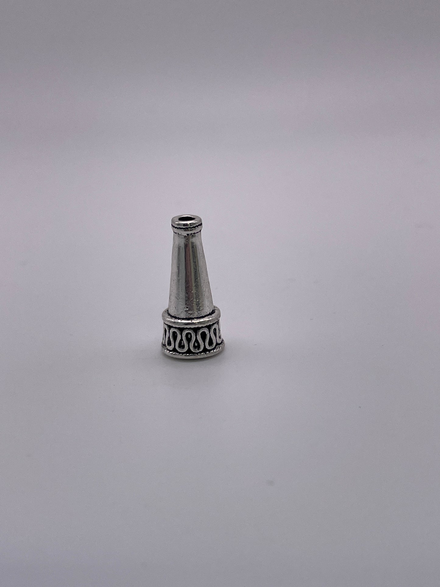Pewter Squiggle Cone 1.5