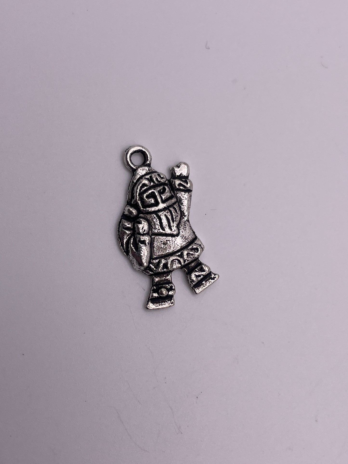 Pewter Santa Charm .95