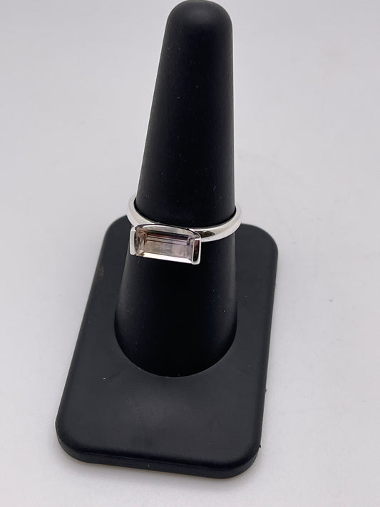 Ametrine Rectangle Sterling Silver Ring