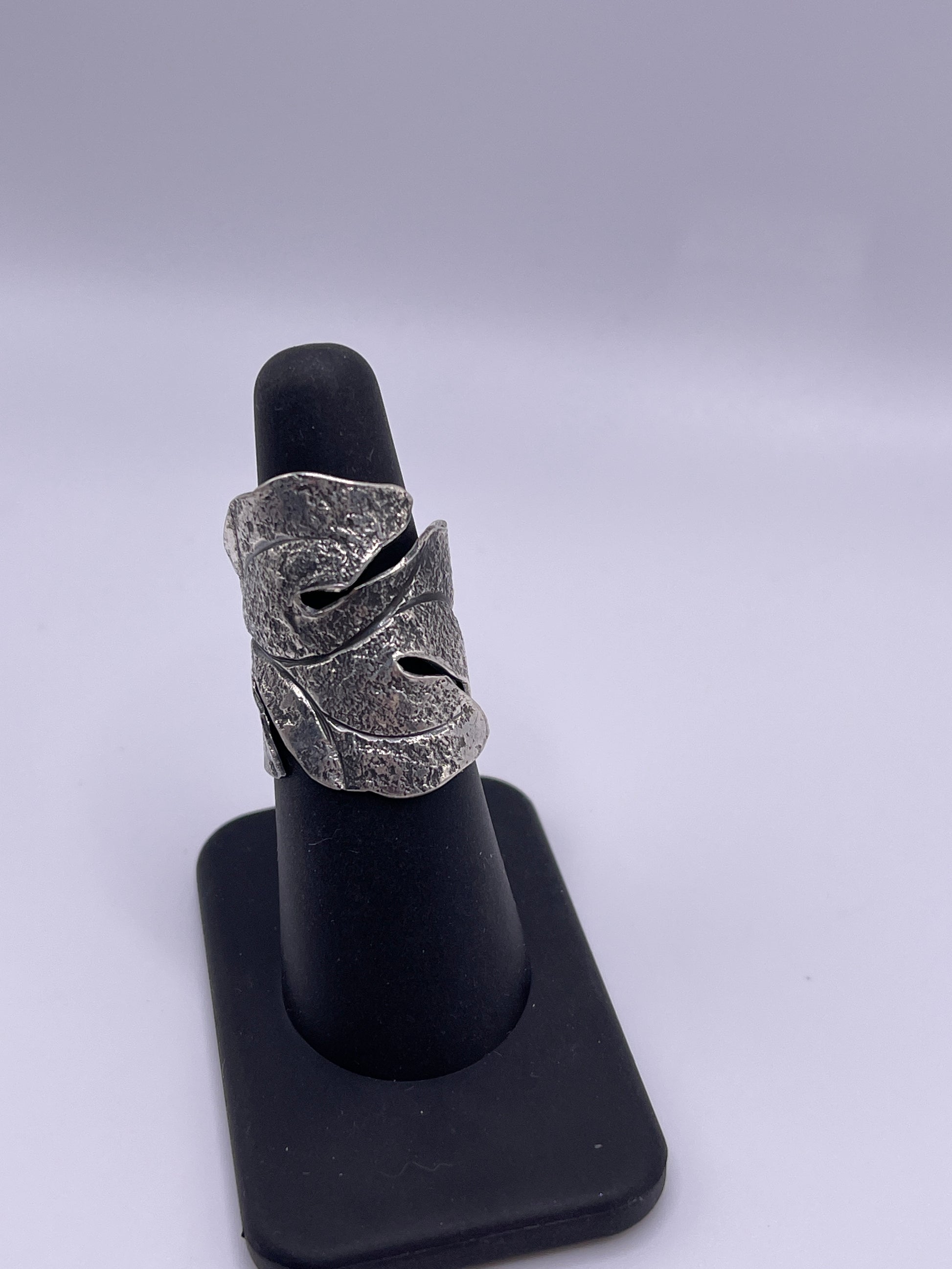 Leaf Sterling Silver Statement Ring