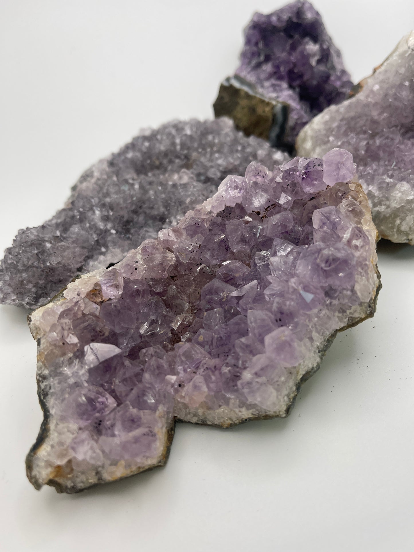 Amethyst Druzy Cut 3-4”
