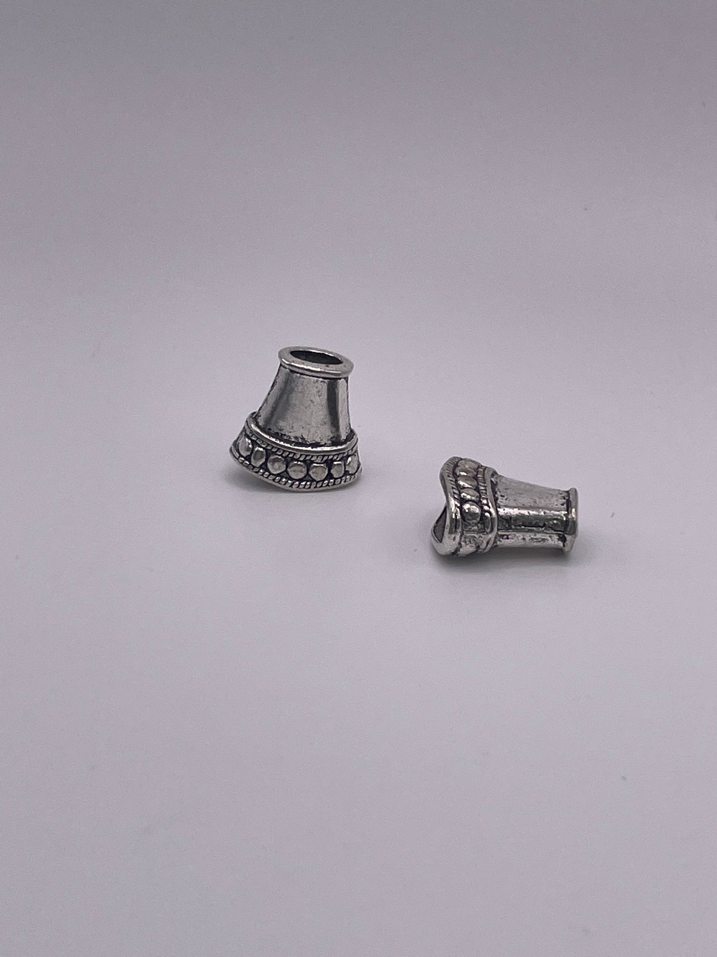 Pewter Wide Bead Cap 1.30