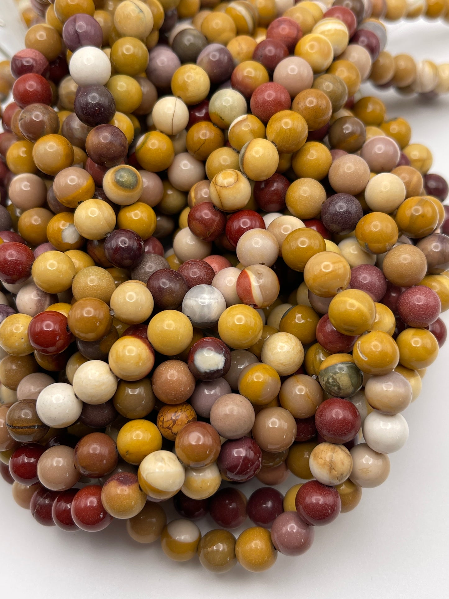 8mm Mookaite Round Smooth