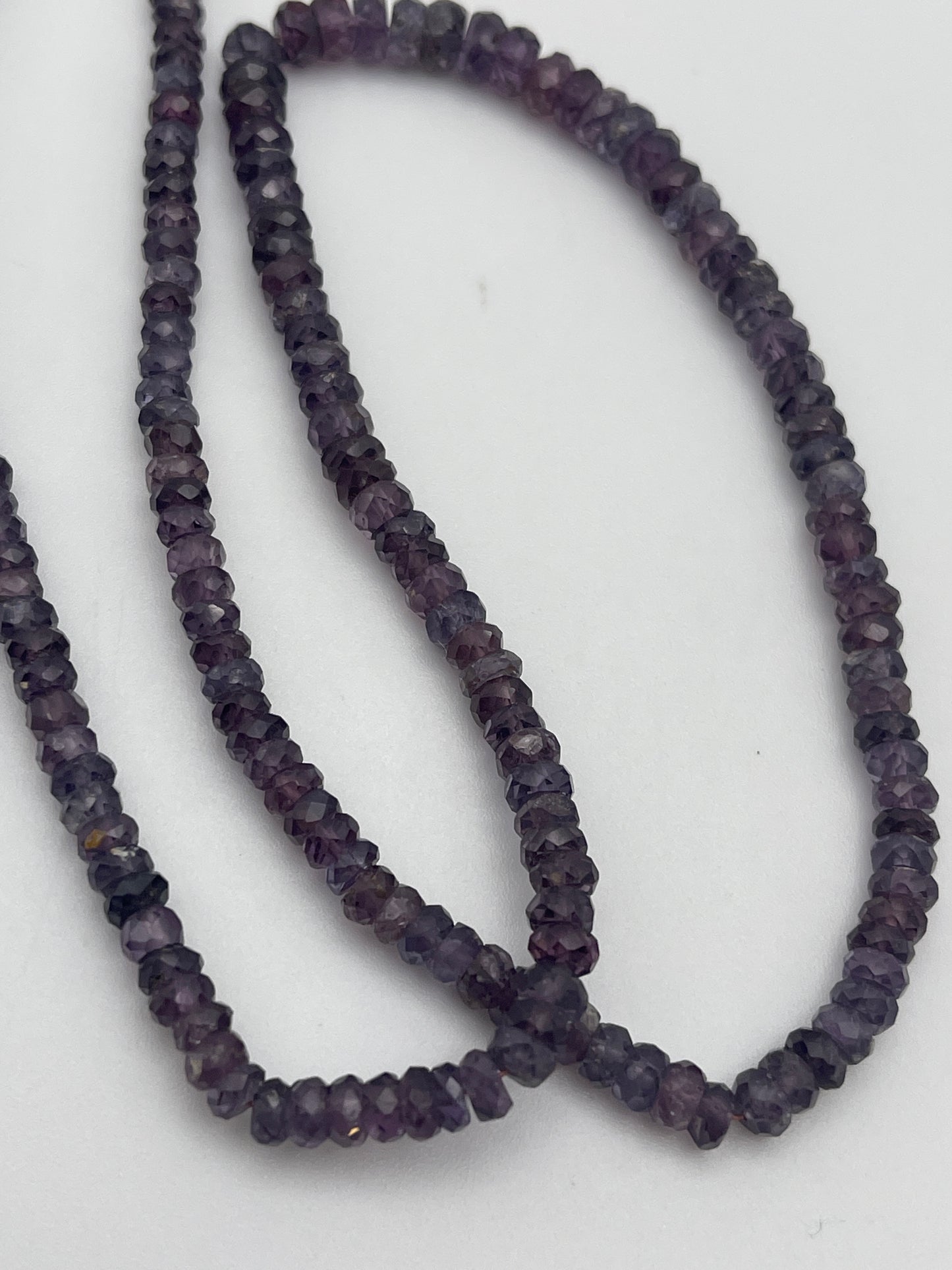 6mm Purple Spinel Faceted Rondell