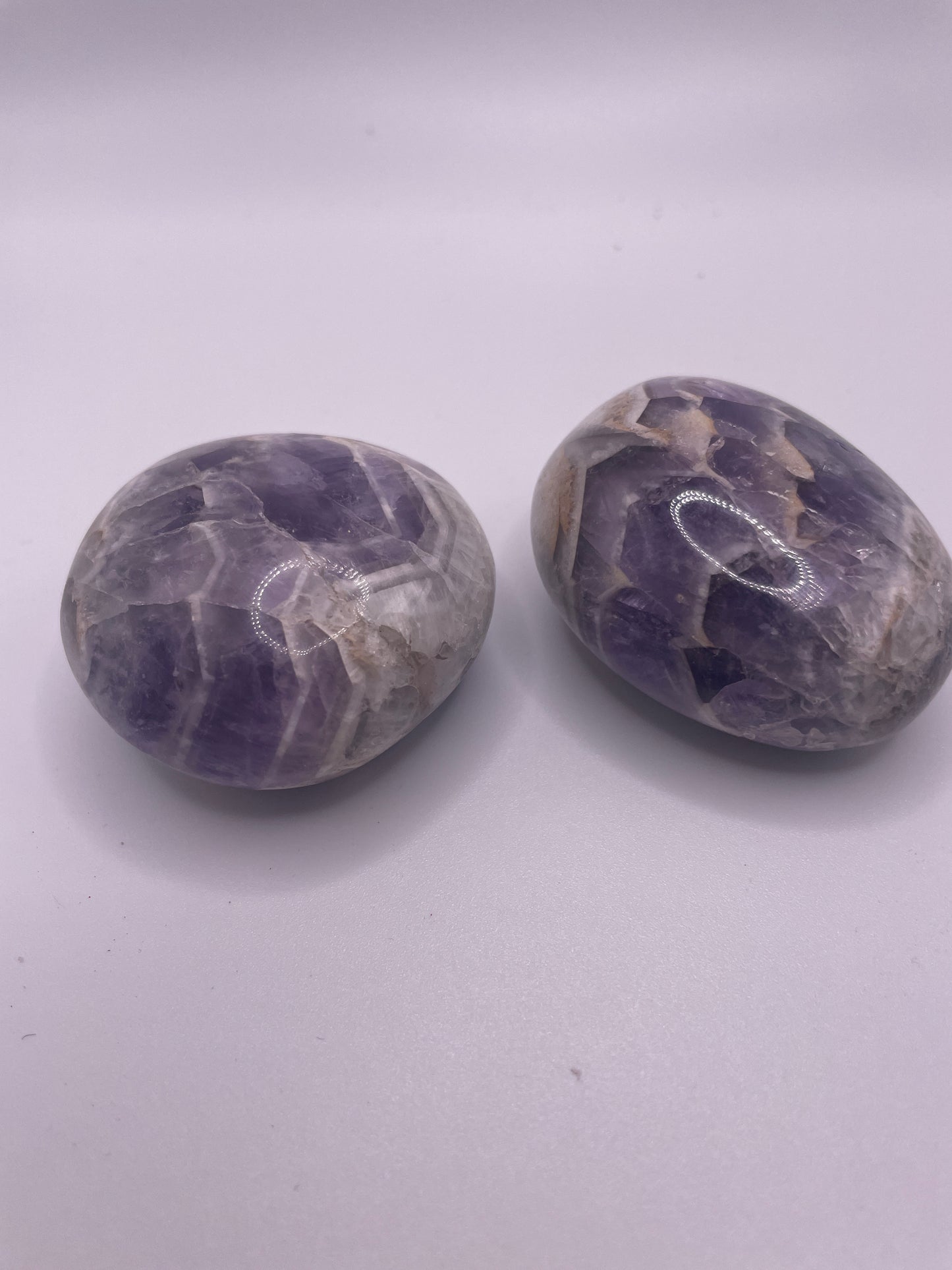 Amethyst Tumbled Palm Stone