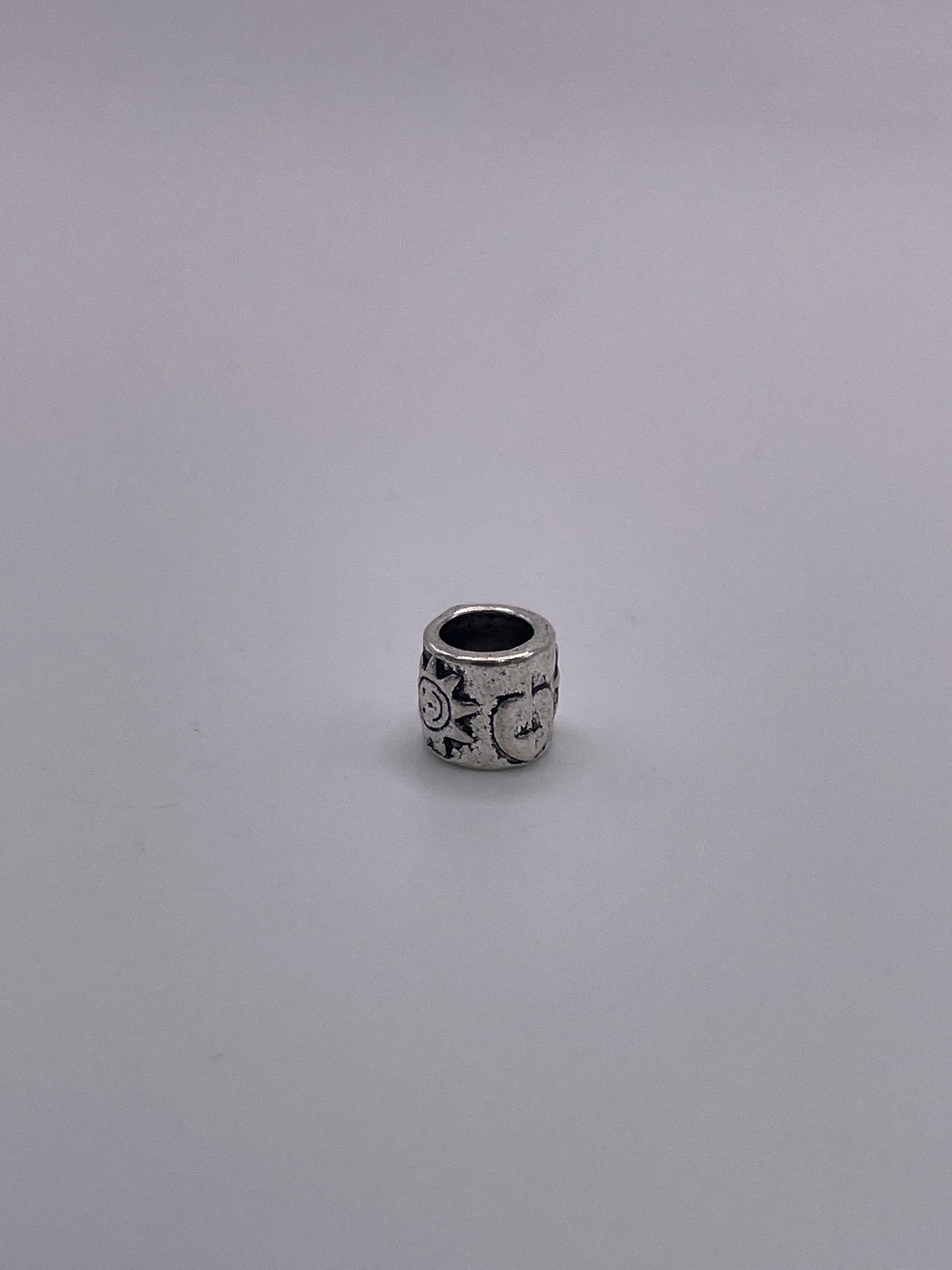 Pewter Sun & Moon Pewter Bead .95