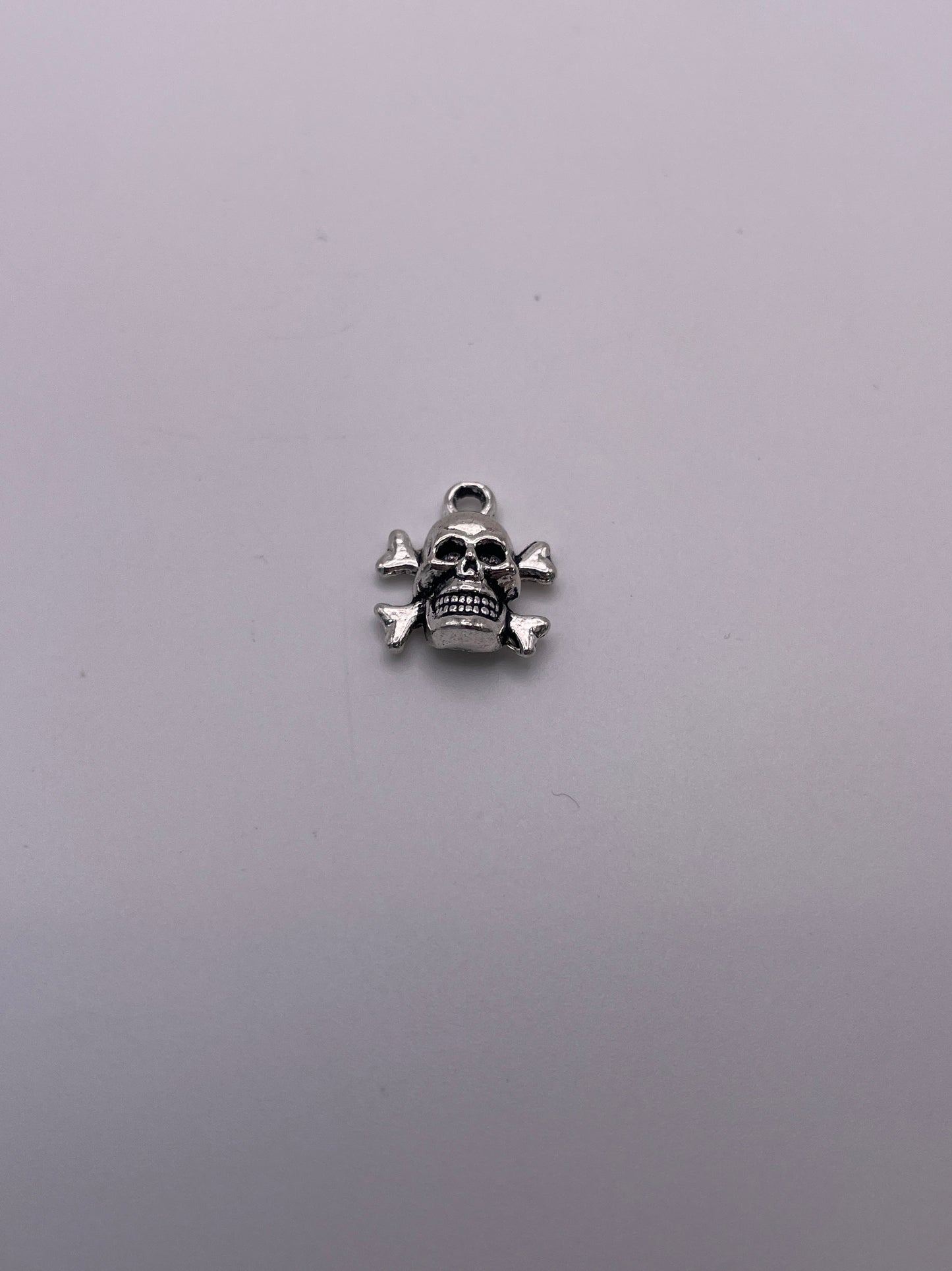 Pewter Skull & Crossbones .95