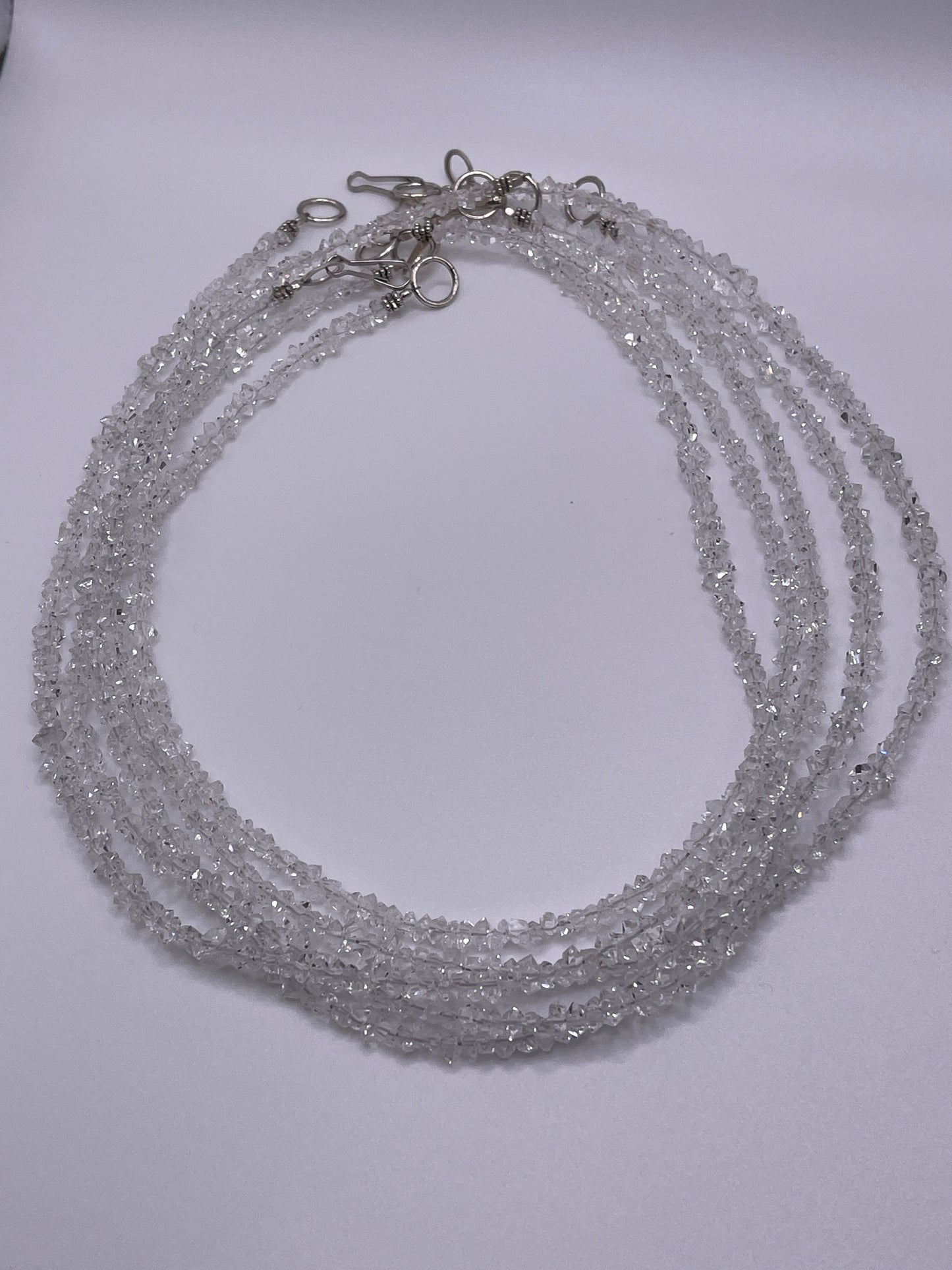 Herkimer Diamond Finished Necklace 16”