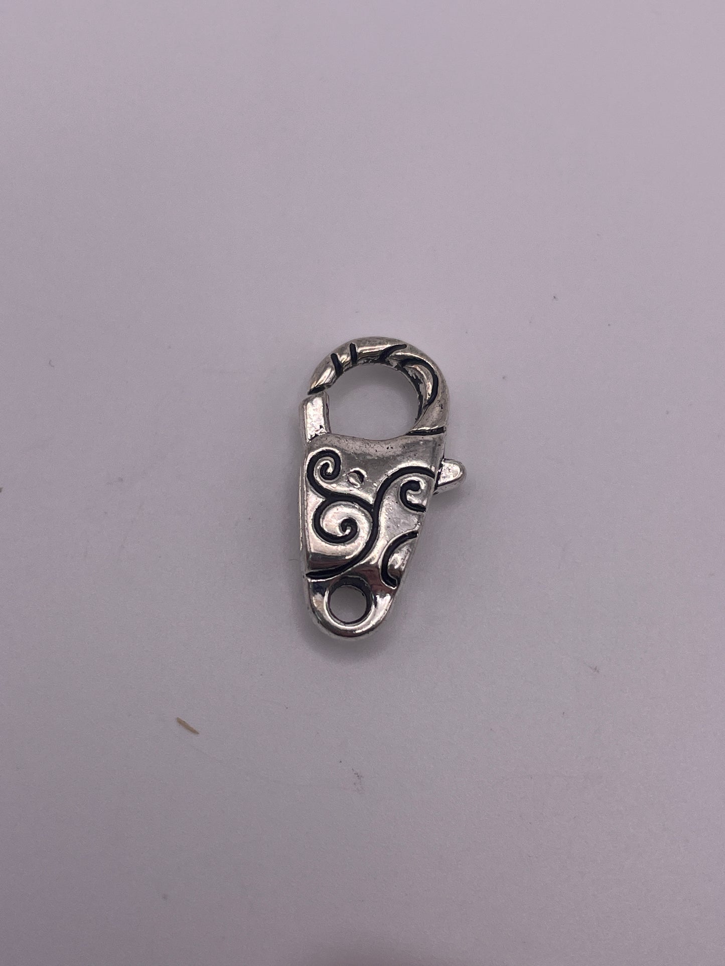 Pewter Swirl Clasp 1.5