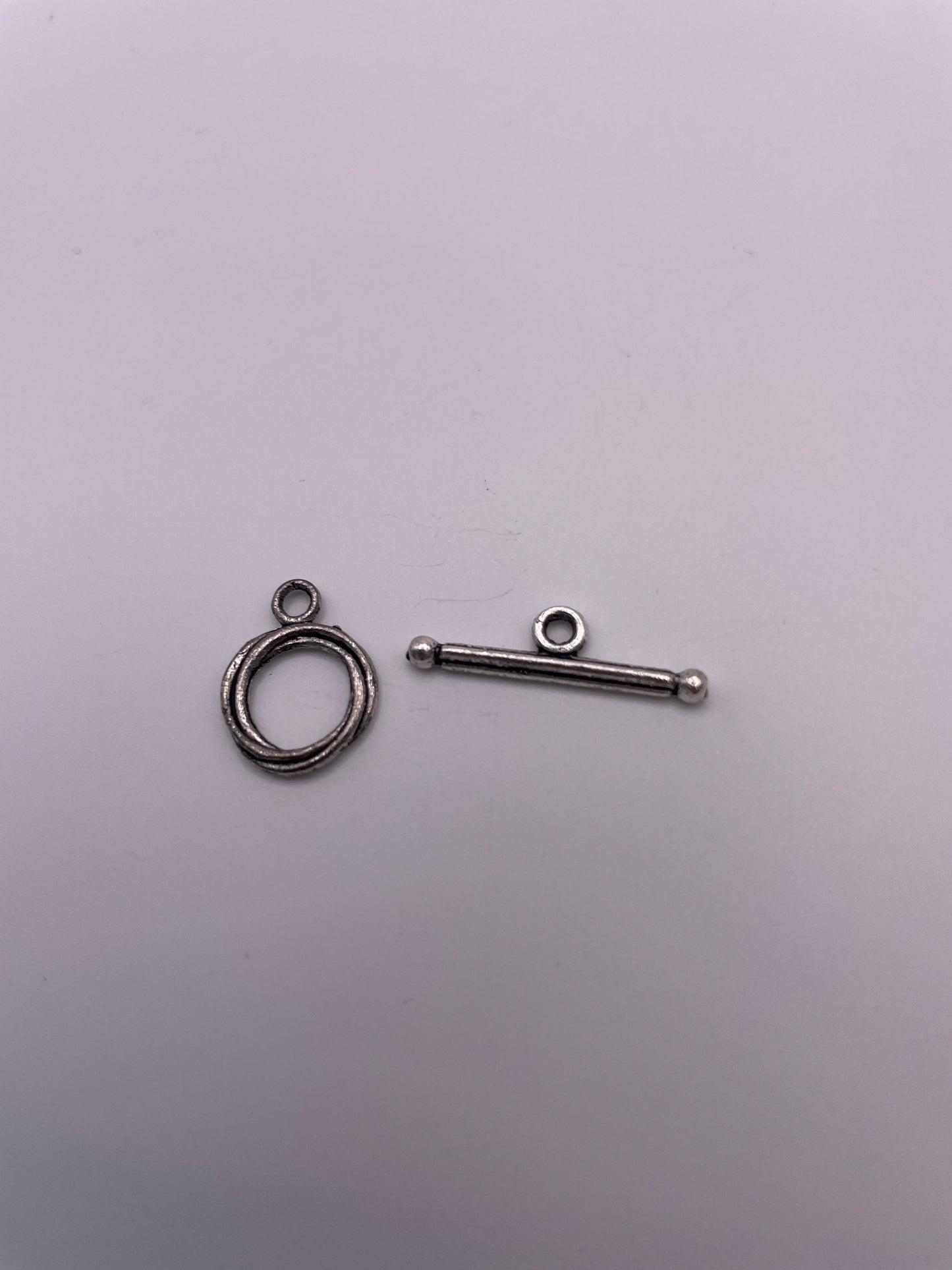 Pewter Twister Toggle Clasp 1.30