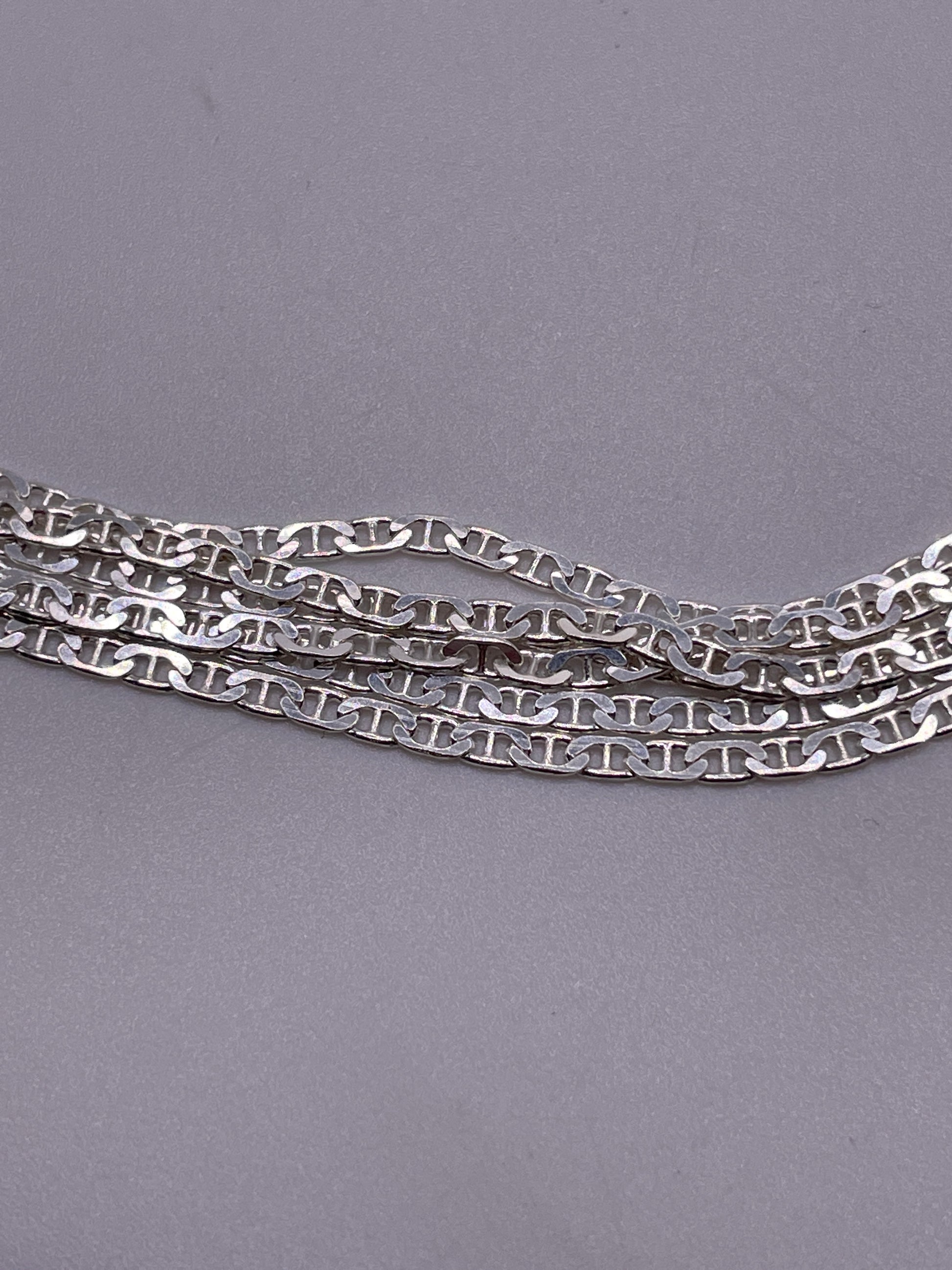 Flat Mariner Chain Sterling Silver