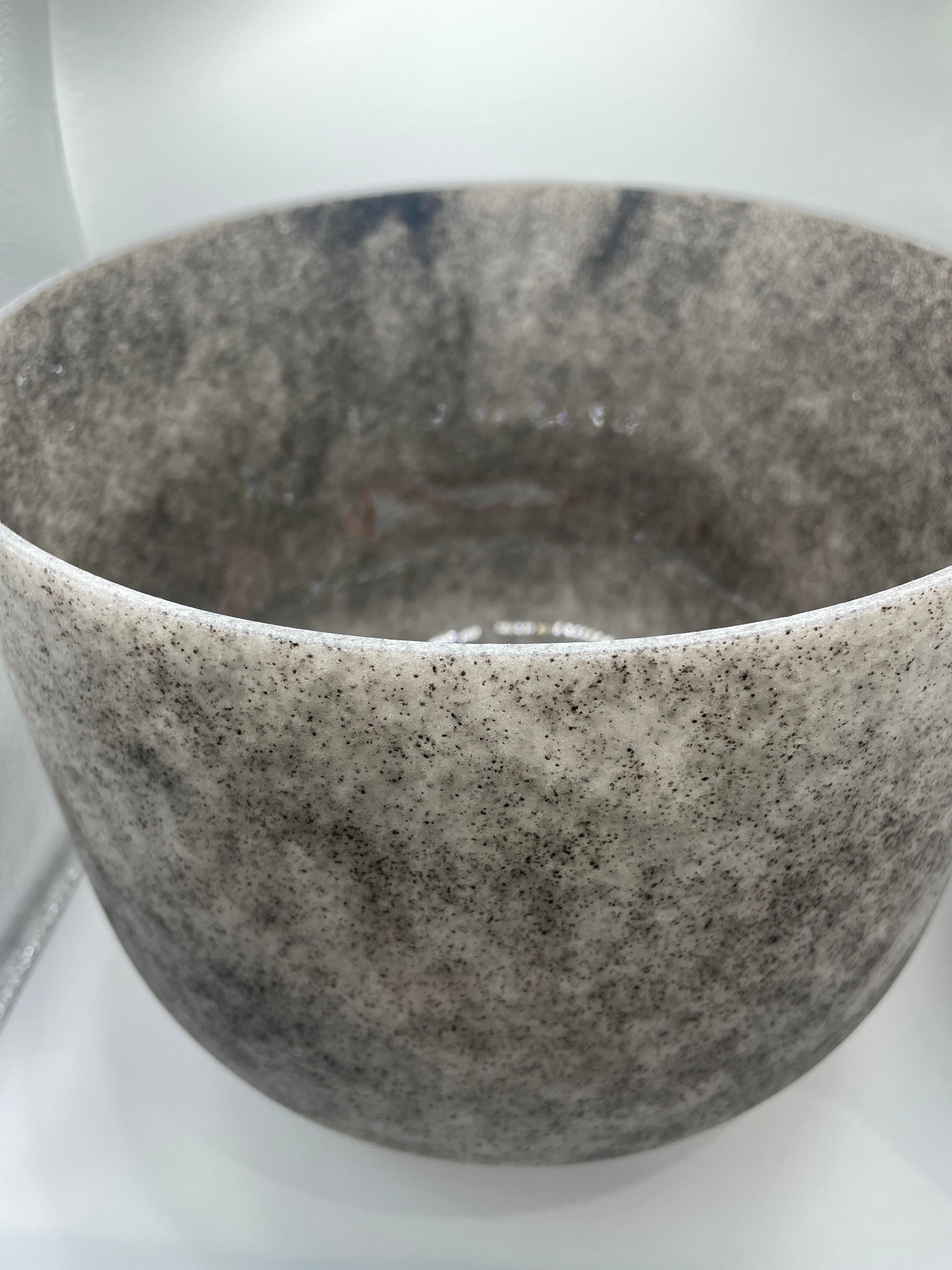 Obsidian Crystal Alchemical Fusion Singing Bowl Pure C