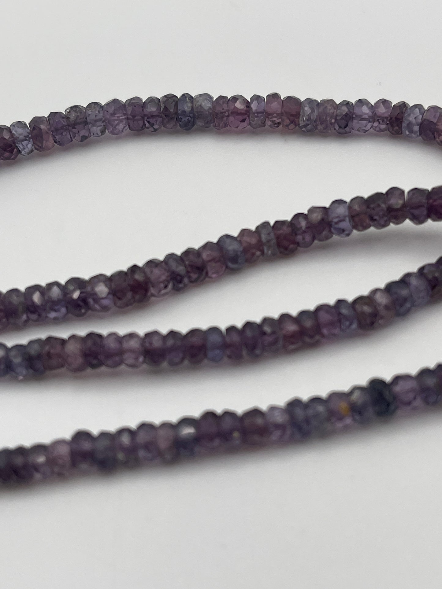 6mm Purple Spinel Faceted Rondell