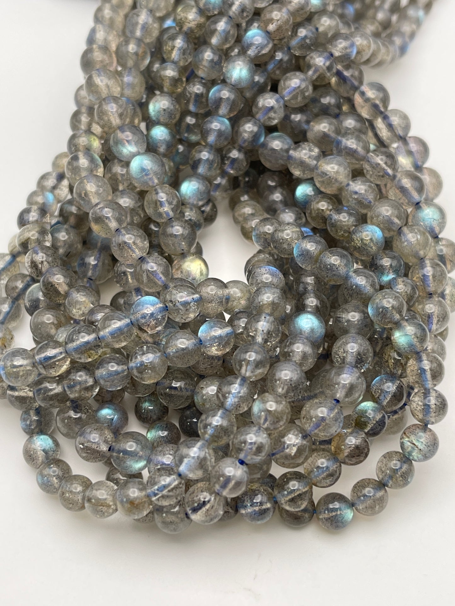 6-7mm Labradorite Round Smooth A