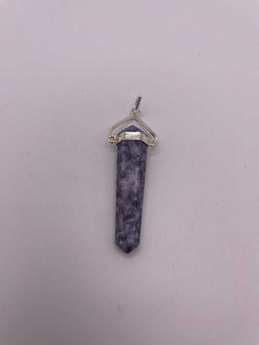 Lepidolite Point Pendant
