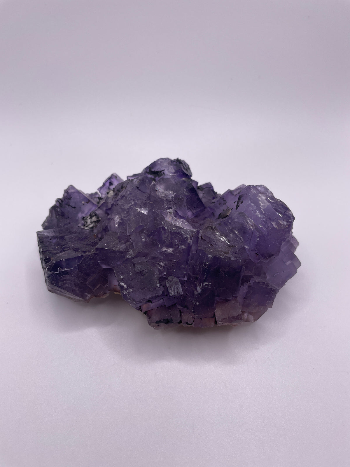Purple Fluorite Cubic Specimen