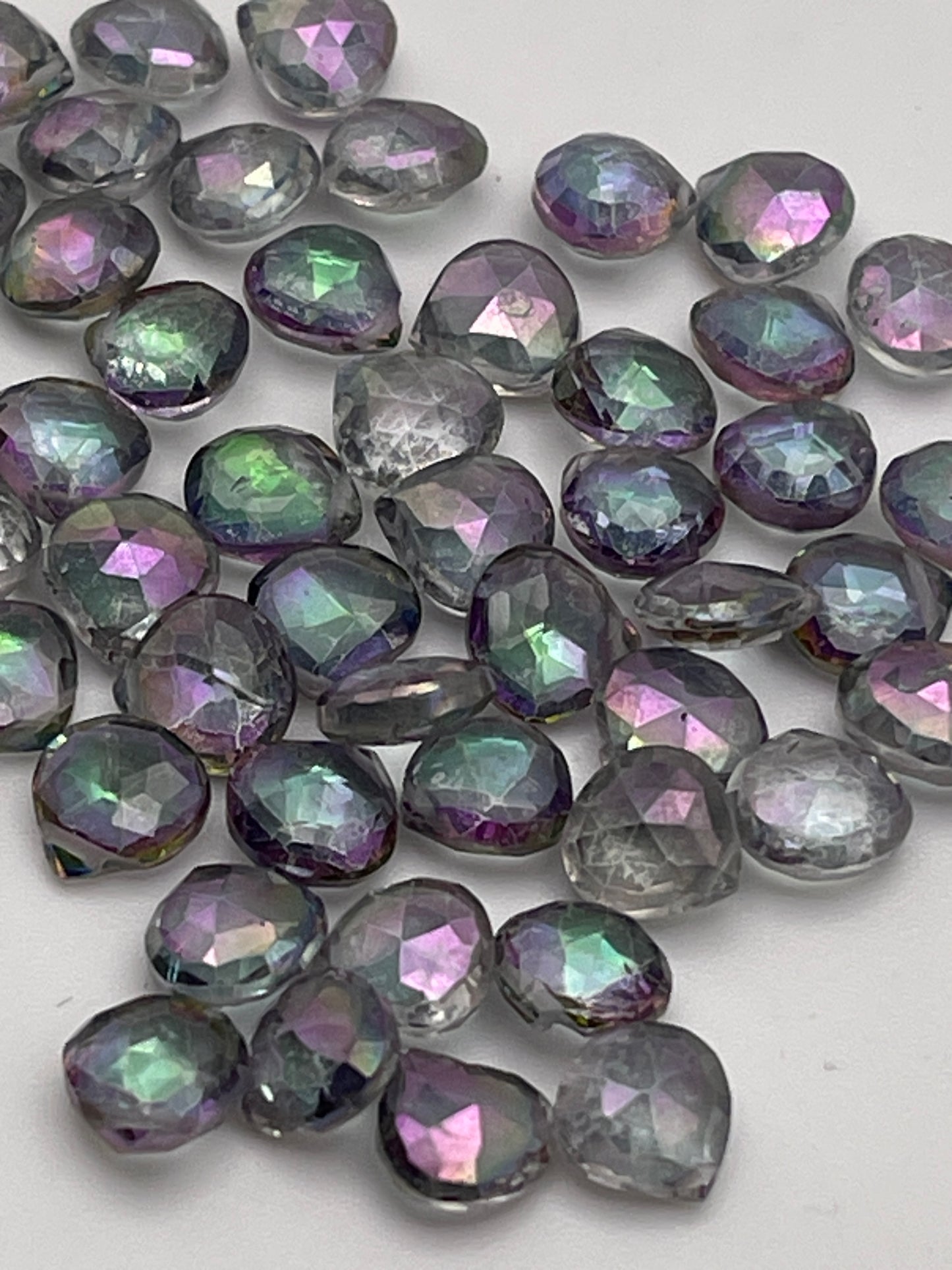 Larimar Faceted Graduated Rondell