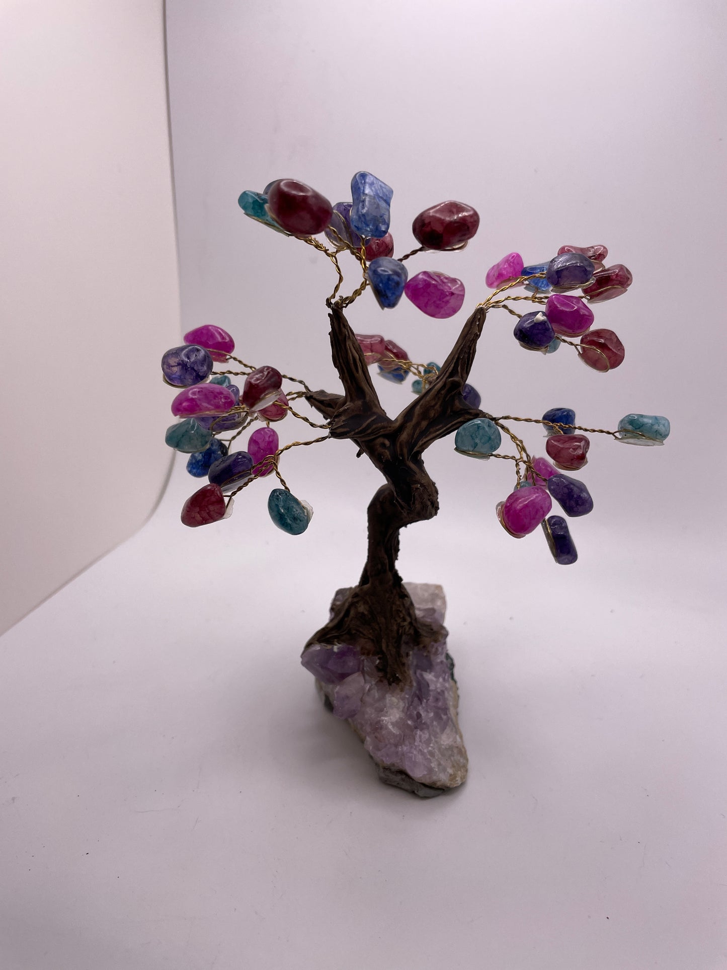 Large Gemstone Bonsai Tree on A Specimen