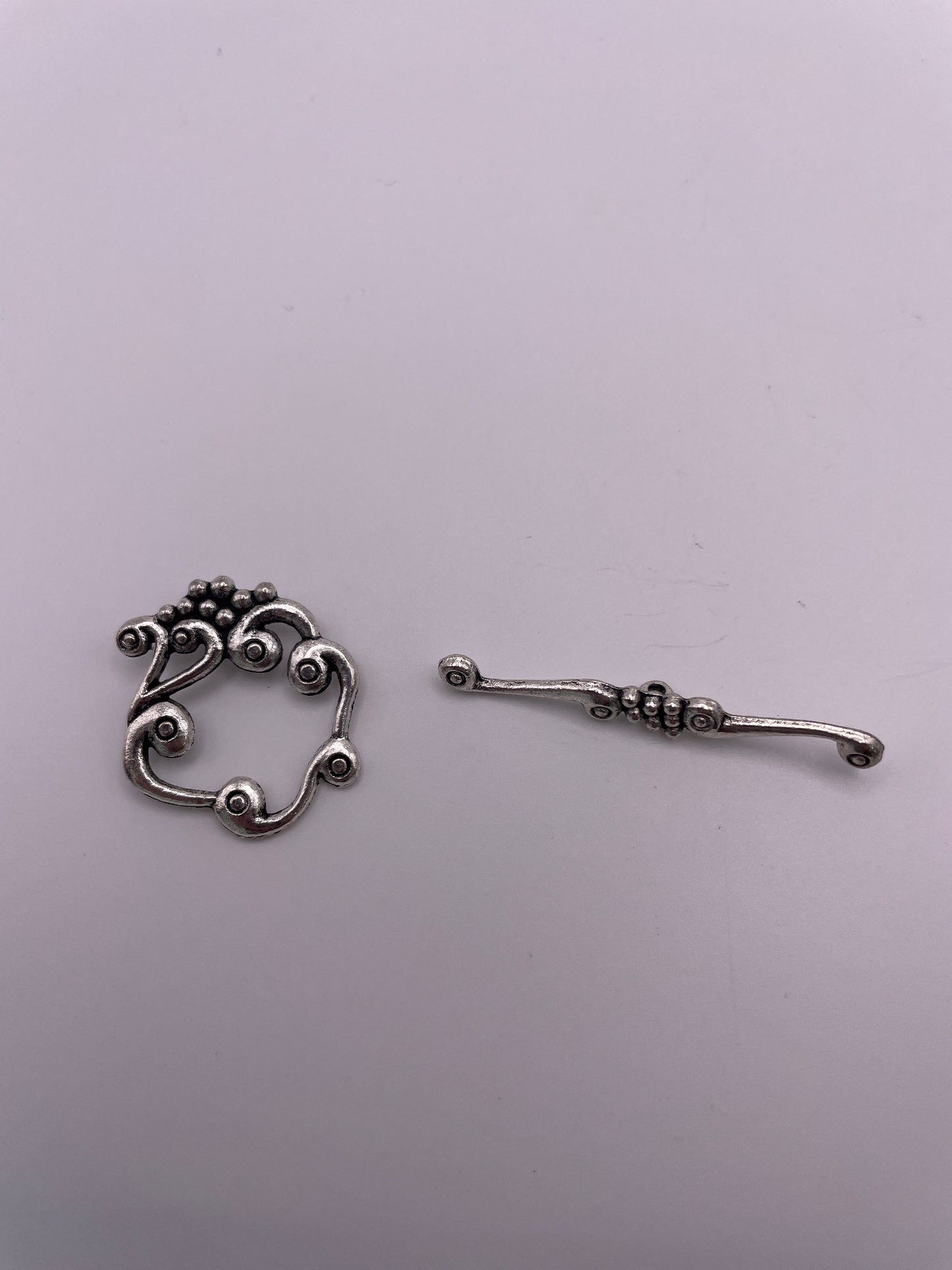 Pewter Vine Toggle Clasp 1.30