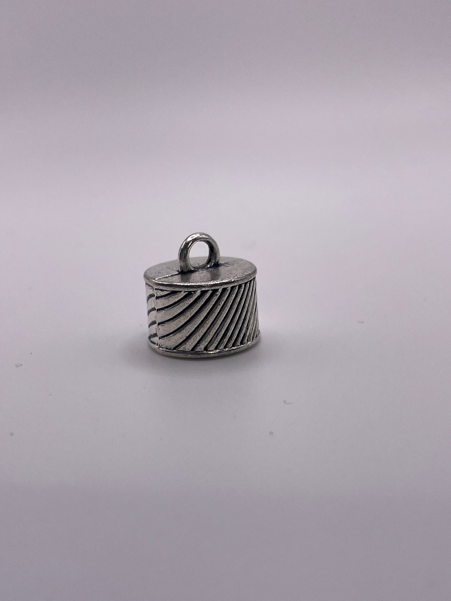 Pewter Swish End Cap 1.30