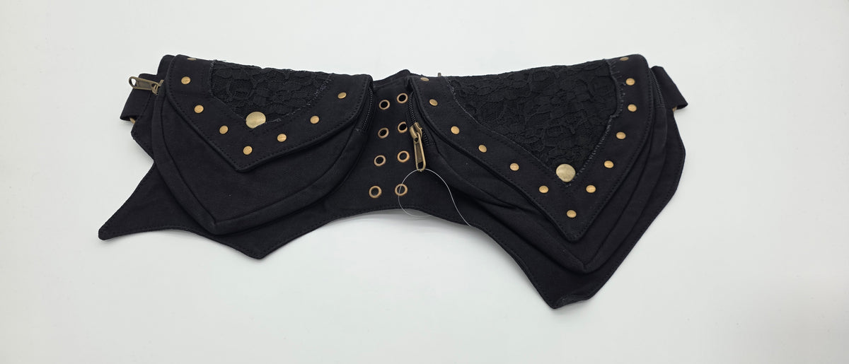 Black Lace 2 Bag Waist Pack