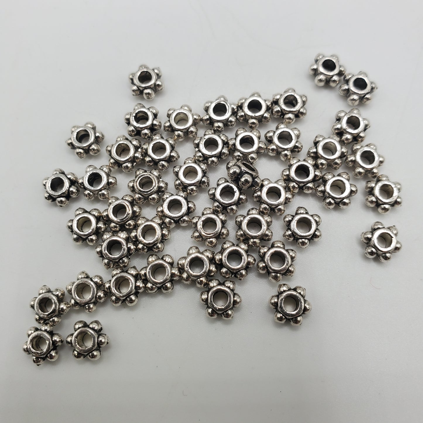 3mm Pewter Daisy Spacer